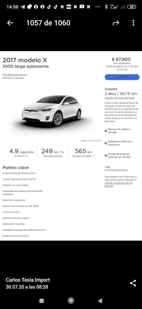 Tesla Import Specialist - MiConcesionario